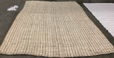 IVORY / NATURAL 9' X 12' Broken Thread Rug, Reduced Price 1172663526 NF186A-9