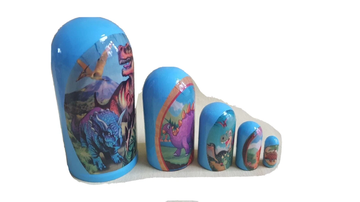 Dinosaur cheap nesting dolls