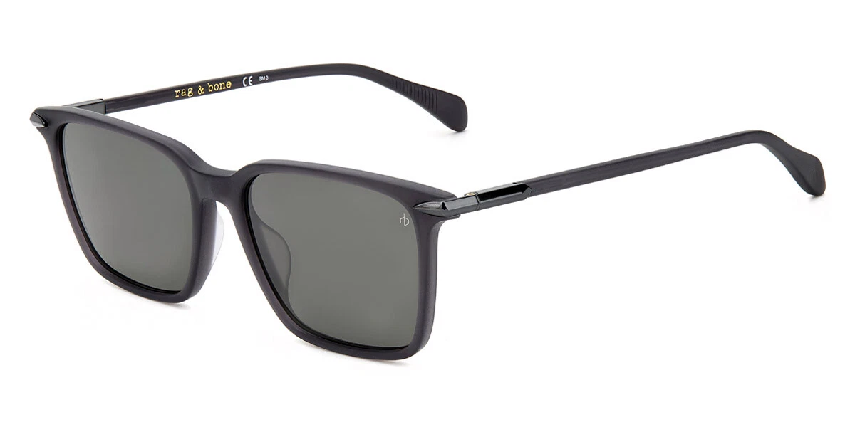 Rag Bone Sunglasses Men Gray Square 55mm New Authentic