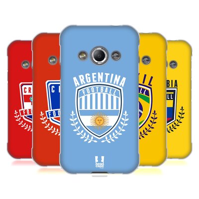HEAD CASE DESIGNS FOOTBALL CREST SOFT GEL CASE FOR SAMSUNG PHONES 4
