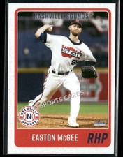 2025 Nashville Sounds Easton McGee RC Rookie Brewers Minor League