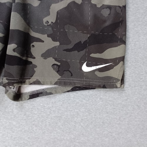 Nike Shorts Mens Large Grey Sports Built in Underwear Training Camoflage - Picture 2 of 11