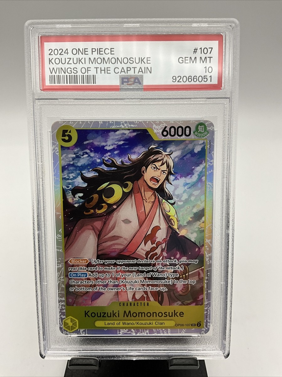 OP07-107 One Piece CCG TCG KOUZUKI Momonosuke SR Wings of