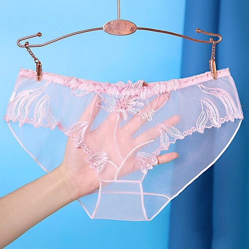 7-pak Partia Sexy Damskie Przezroczyste Pantis Figi Koronkowe Lingeries Bielizna - Zdjęcie 9 z 17