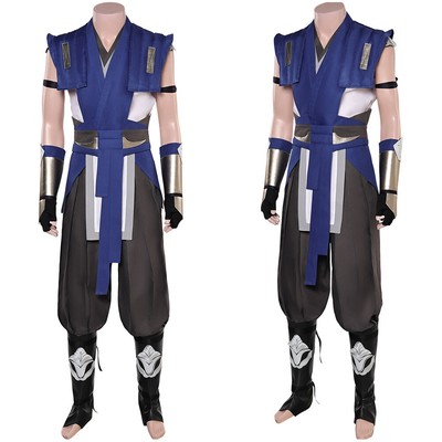 Mortal Kombat 1 Sub Zero Halloween Costume Cosplay Jacket Pants Outfit Suit+Mask
