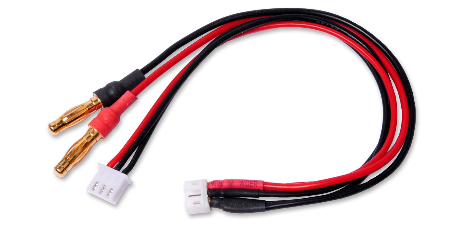 Charge & Balance Cable for UMX 2S Packs, 4mm Charger Plugs