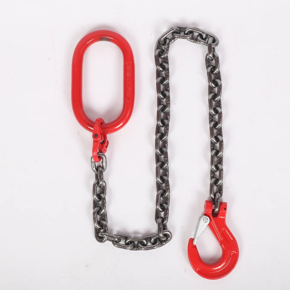 Kettengehänge Anschlagkette Krankette 8mm 1-2-4-Strang 1M 2M Tragkraft 2-3-5T DE - Bild 3 von 4