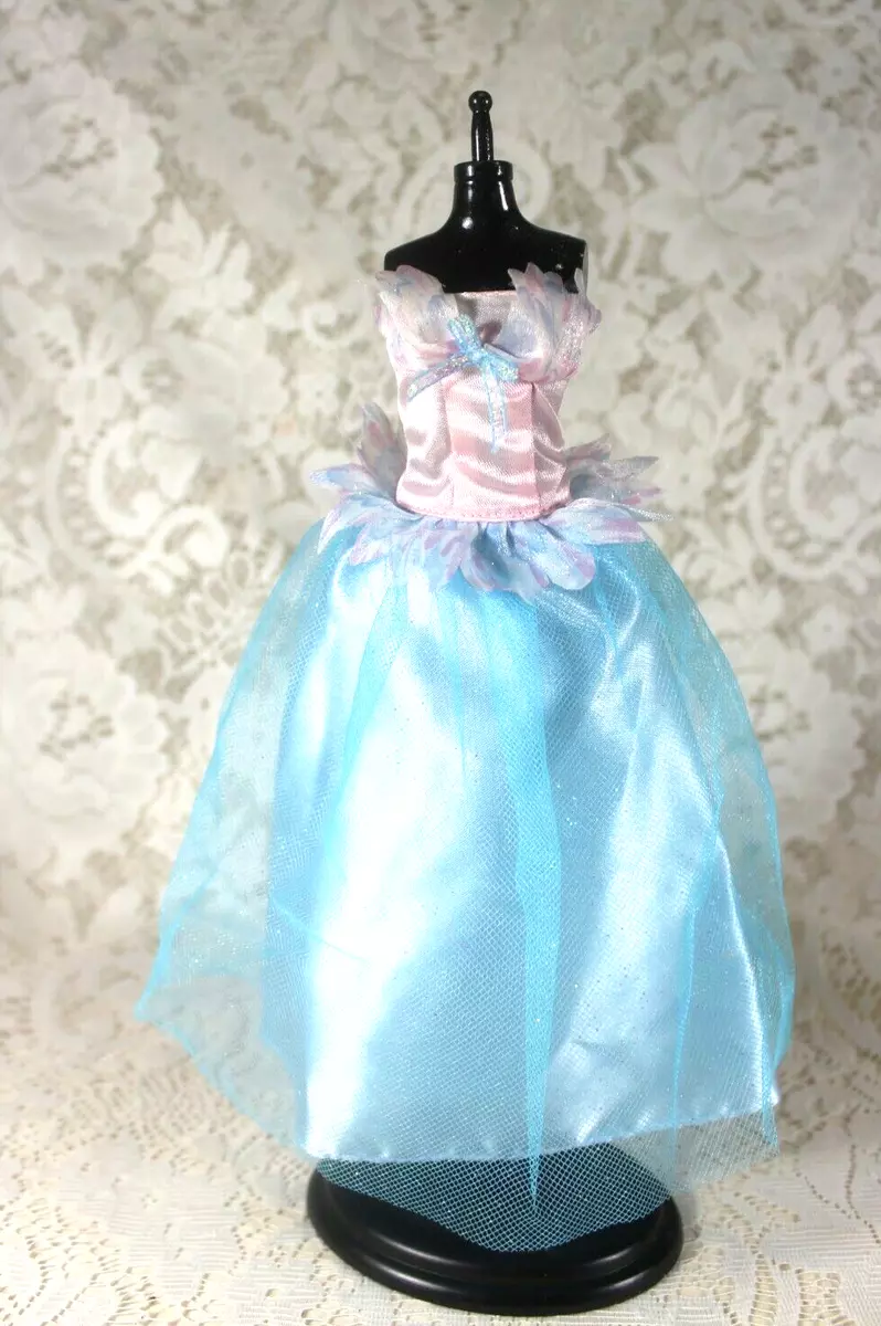 2003 BARBIE SWAN LAKE ODETTE DRESS Fantasy Tales Doll Clothes Blue ...