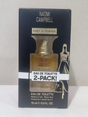 SET 2 PACK ! Naomi Campbell Pret A Porter & BOHEMIAN GARDEN 0.5 FL OZ 15/ ML