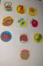 Vintage Trend Scratch N Sniff Stickers Matte Lot Of 10 