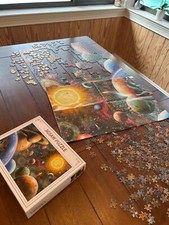 Jigsaw Puzzles 1000 Pieces for Adults, Families Space Traveler, Solar System