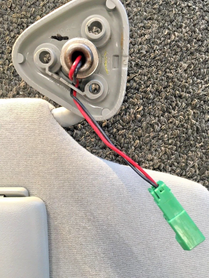 2005-2007 Ford Five Hundred Sun Visor PASSAGEIRO & MOTORISTA Side CINZA FABRICANTE DE EQUIPAMENTO ORIGINAL - Imagem 4 de 4