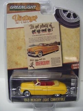 Greenlight Vintage Ad Cars Rel 9 1949 Mercury Eight Convertible