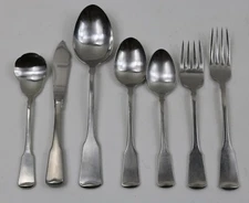 Oneida AMERICAN COLONIAL Stainless Heirloom Cube Satin Flatware SMART CHOICE A6G