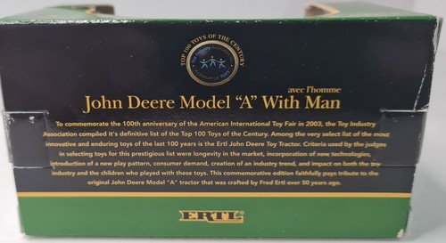 ERTL John Deere Model "A" With Men 1:64 Scale - Picture 4 of 4