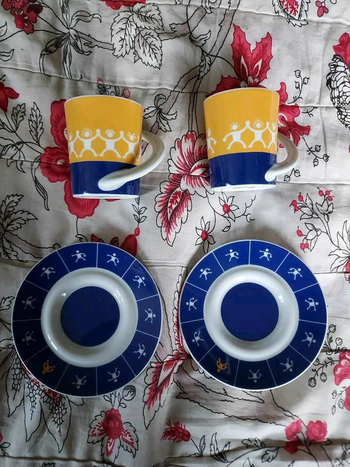 6 Tasses Expresso Rosenthal Studio-line Édition Limitée LSG/Sky - Photo 2/4