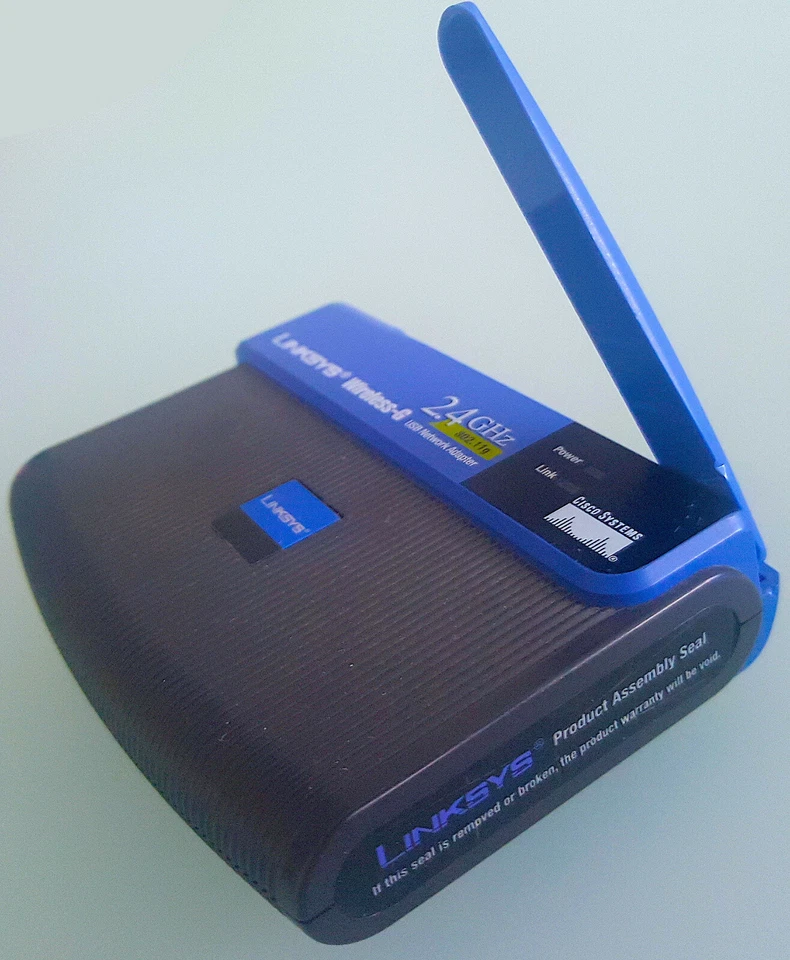 Cisco Linksys 2.4 Ghz Wireless G USB Network Adapter +Kabel (auch Windows 8 /10) - Bild 3 von 4
