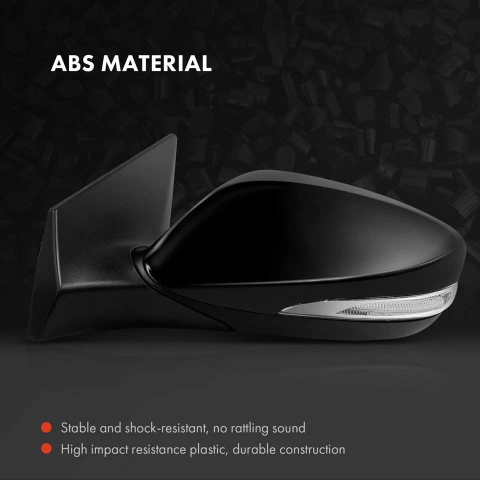 2x Espejo térmico eléctrico con intermitente para Hyundai Elantra 11-13 Elantra Coupe Foto 3 de 4