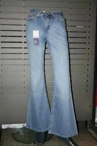 Mavi Jeans señora 10192-216 Bell bottom Blue Rinse 100% algodón vintage  90er | eBay
