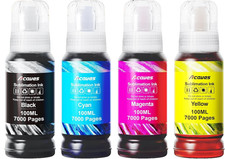 400ML Sublimation Ink Refill for ET-2800 ET-2803 ET-2720 ET-2760 ET-2850 ET-4800