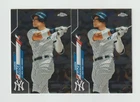 2 AARON JUDGE 2020 TOPPS CHROME CARDS