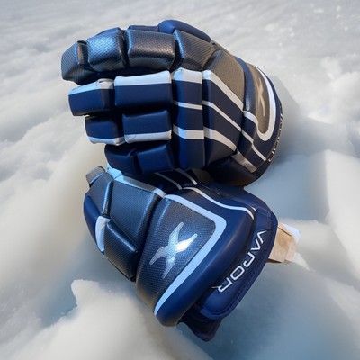 Bauer Vapor X 13'' Senior Hockey Gloves 33 cm  Blue/Gray Goalie Large/XL