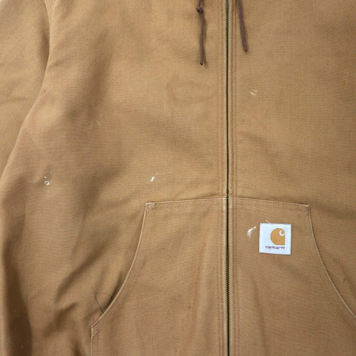 carhartt USA Made Duck Active Jacket XL Beige Cotton | eBay