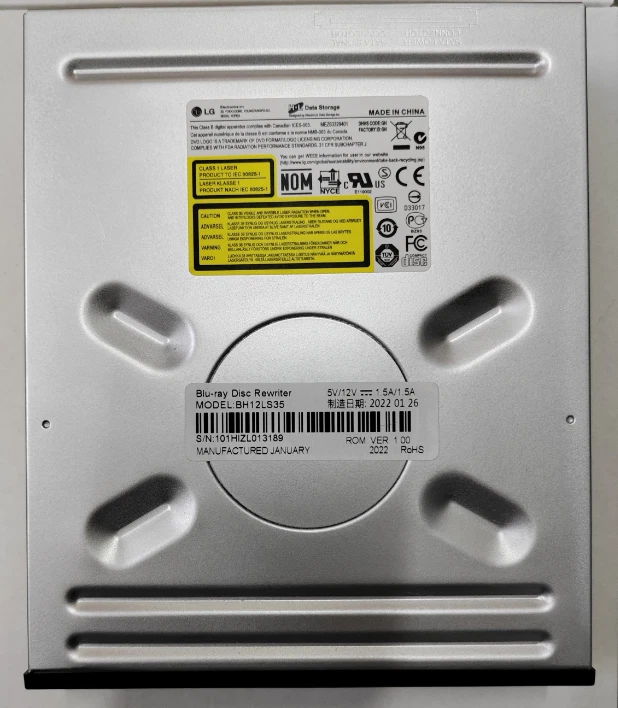 NEW LG/HL BH12LS35 12X SATA Blu-Ray burner DVDRW Internal Drive w/ 3D Player - Image 3 of 4
