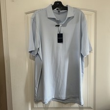 Peter Millar Crown Crafted Men  s Short Sleeve Striped Polo Size XL 115