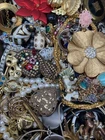 Vintage To Modern Costume Jewelry Mixed Lot Brooch/Earring/Necklace