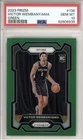 2023 Panini Prizm NBA Victor Wembanyama RC Green Prizm #136 Spurs PSA10