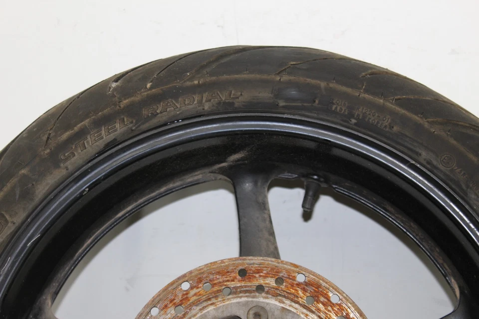 Yamaha Yzf R6 R6r R6v 2006 llanta trasera rotor piñón buje neumático 06-16 fabricante original Foto 3 de 4