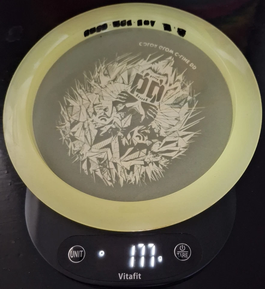 2024 Discmania Color Glow C-Line DD 177 Amarillo Europeo Abierto Edición Especial Tinta Foto 2 de 3