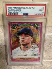 2019 Panini Donruss Optic Diamond Kings Aaron Judge Pink Velocity
