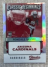 2021 Panini Classics - Classic Beginnings Rondale Moore #CB-RM (RC)