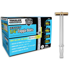 SNAPTOGGLE BB Toggle Anchor, Zinc-Plated Steel Channel, Made in US, 3/8" to 3-5/