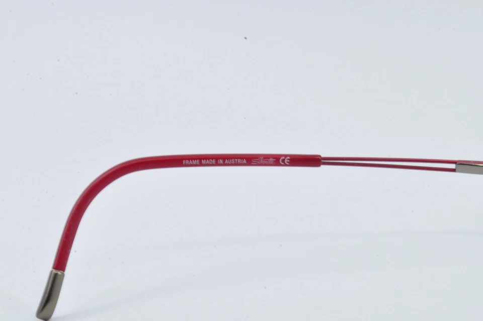 Silhouette Eyeglasses 5227 40 6059 Red, Size 49-19-145 - Image 4 of 4