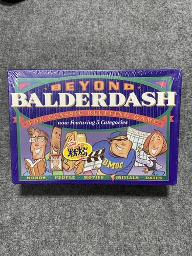 Vintage 1997 Parker Brothers BEYOND BALDERDASH The Classic Bluffing Game