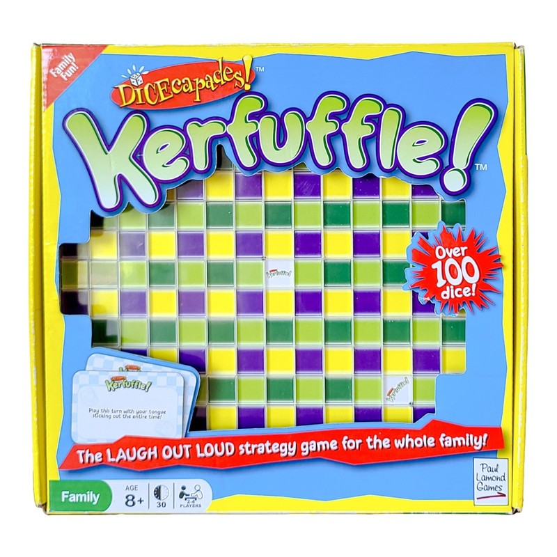 Dicecapades Kerfuffle Dice Board Game - Paul Lamond Games - Over 100 Dice
