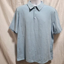 Kit and Ace Short Sleeve Pullover Performance Shirt Blue Men's Size XL READ