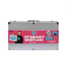 Feastables MrBeast Collector Edition Briefcase w/ Chocolate & Beast Lab Toy NEW!