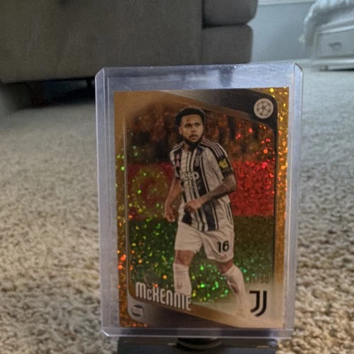 Topps 2025-26 UEFA Club Competitions Weston McKennie Juventus #15 Parallel /50