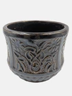 RED WING Art Pottery Art Nouveau Floral Jardiniere Planter #243 Cocoa Glaze 6x5