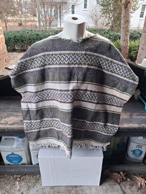 Clint Eastwood Style Western Cowboy Poncho Serape replica handmade