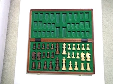 Chess - Wegiel - Wooden Tournament Chess Set - Staunton No. 4 - Wooden Board 