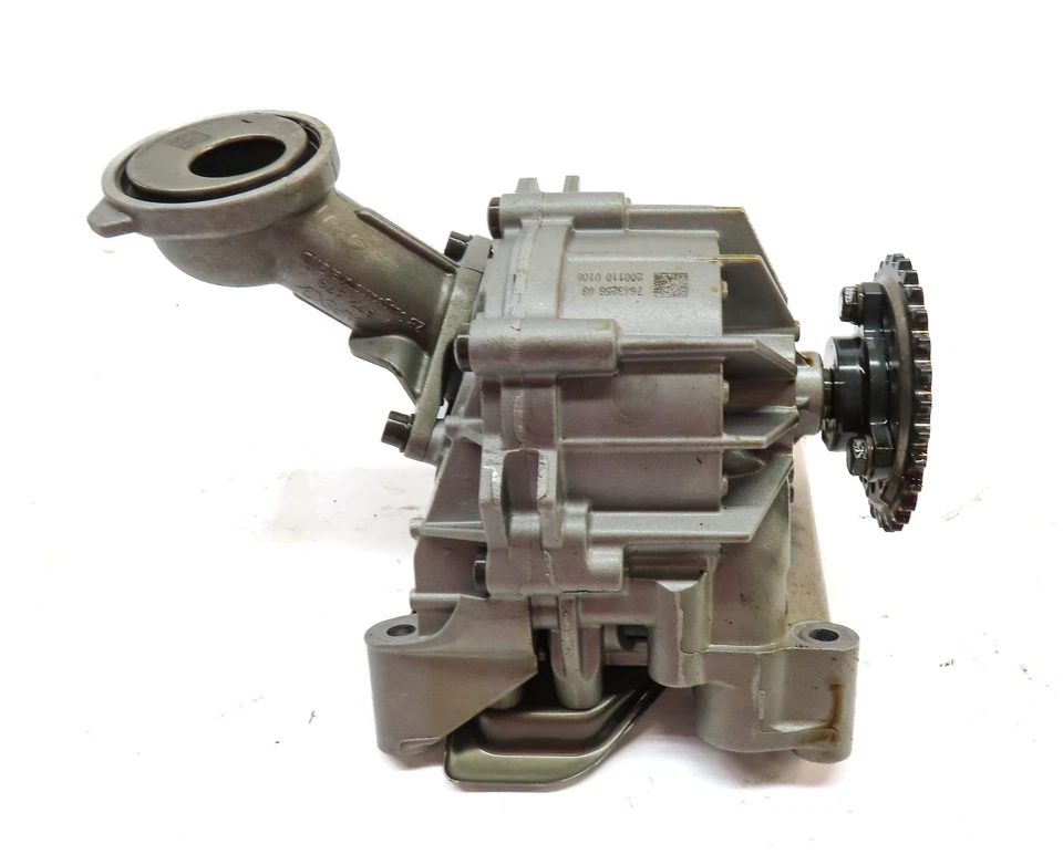 2011 BMW 750I 750LI (F01 F02) 4.4L N63 ENGINE OIL PUMP OIL FLUID PUMP w/ PICKUP - Image 3 of 4