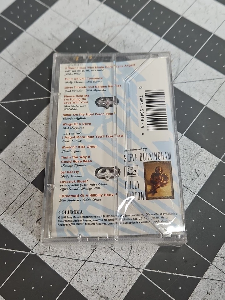 Dolly Parton Loretta Lynn Tammy Wynette Honky Tonk Angels Sealed Cassette Tape - Image 4 of 4