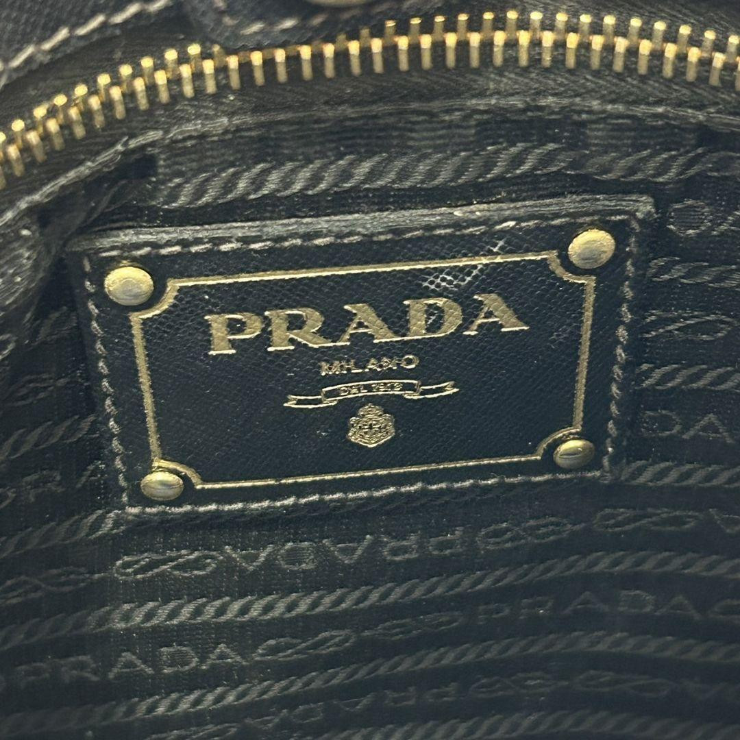 PRADA 90s Archive 2way Handbag Black with Shoulder Strap PRADA 90s Archive 2way Handbag Black with Shoulder Strap