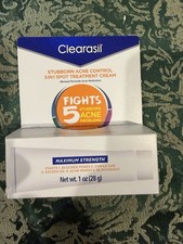 1x Clearasil Stubborn Acne Control 5in1 Spot Treatment Cream 1 oz New exp 12/26