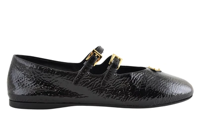 PRADA Buckle Patent Leather Flats for Women for sale | eBay